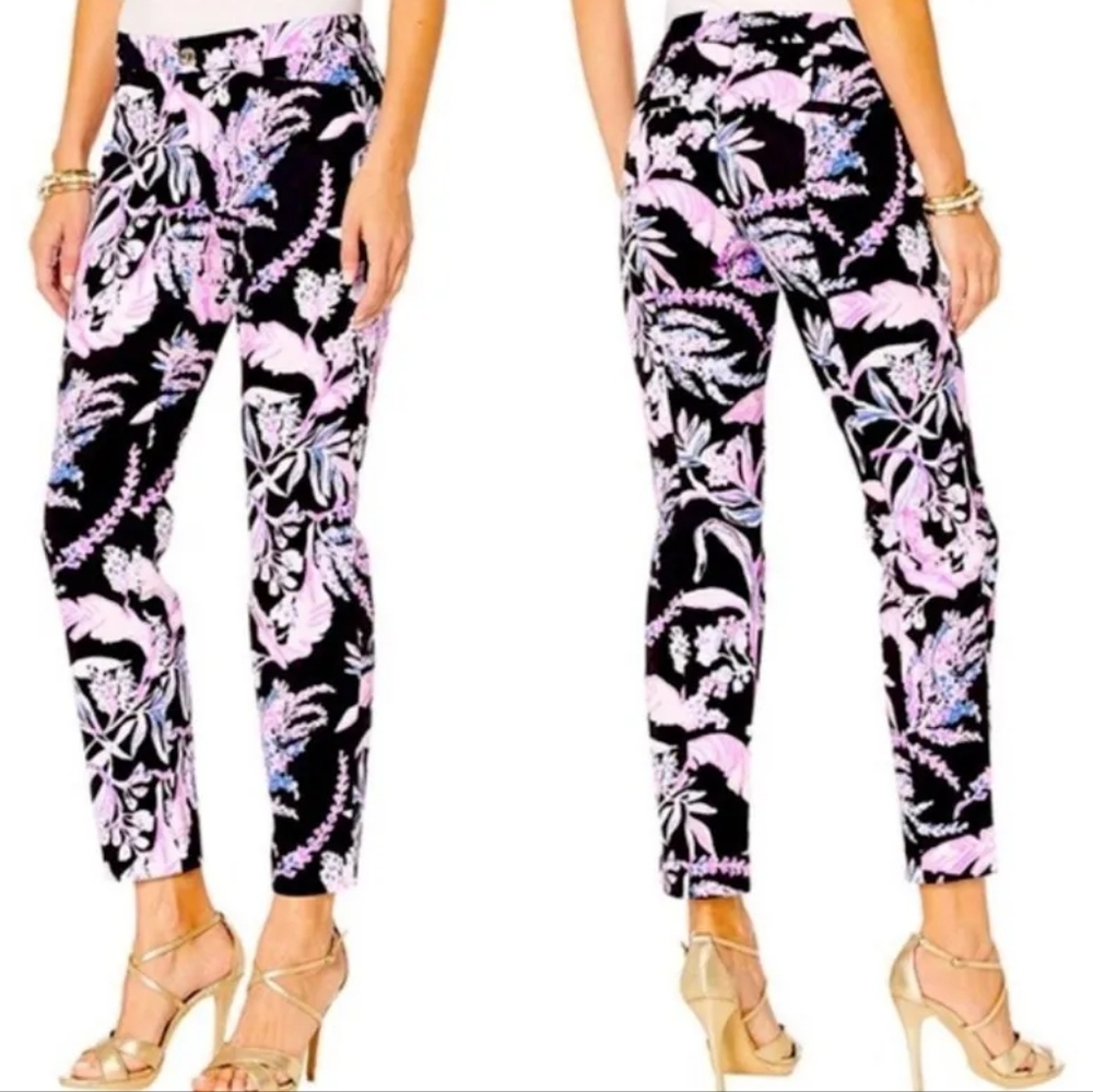 Lilly Pulitzer Kelly pant Onyx Wild within